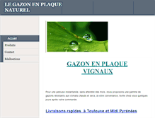 Tablet Screenshot of gazon-com.fr